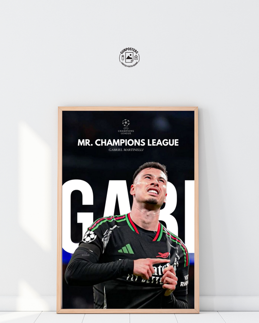 "MR. CHAMPIONS LEAGUE" poster by GunPosters