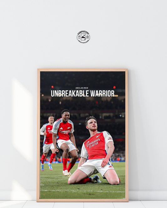 "UNBREAKABLE WARRIOR" poster by GunPosters